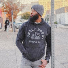 Load image into Gallery viewer, Black Vintage Washed Rattler Pullover Hoodie
