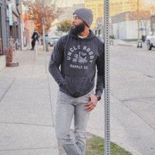 Load image into Gallery viewer, Black Vintage Washed Rattler Pullover Hoodie
