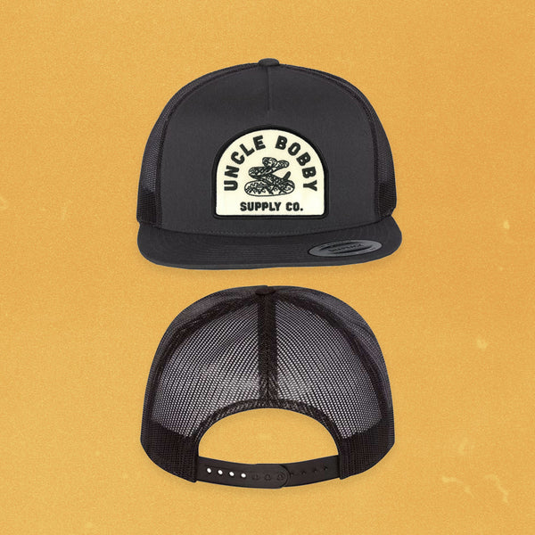 Rattler Patch Trucker Hat (Black)