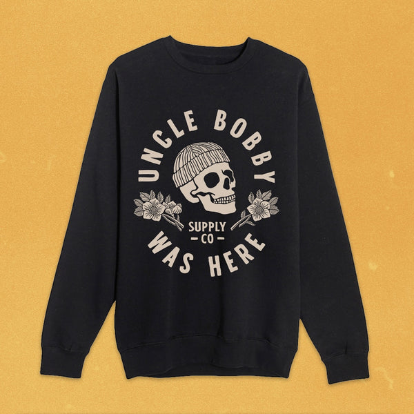 Skull Beanie Crewneck Sweatshirt *Pre-order